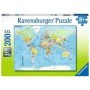 Puzzle Harta Lumii, 200 Piese Ravensburger - 2